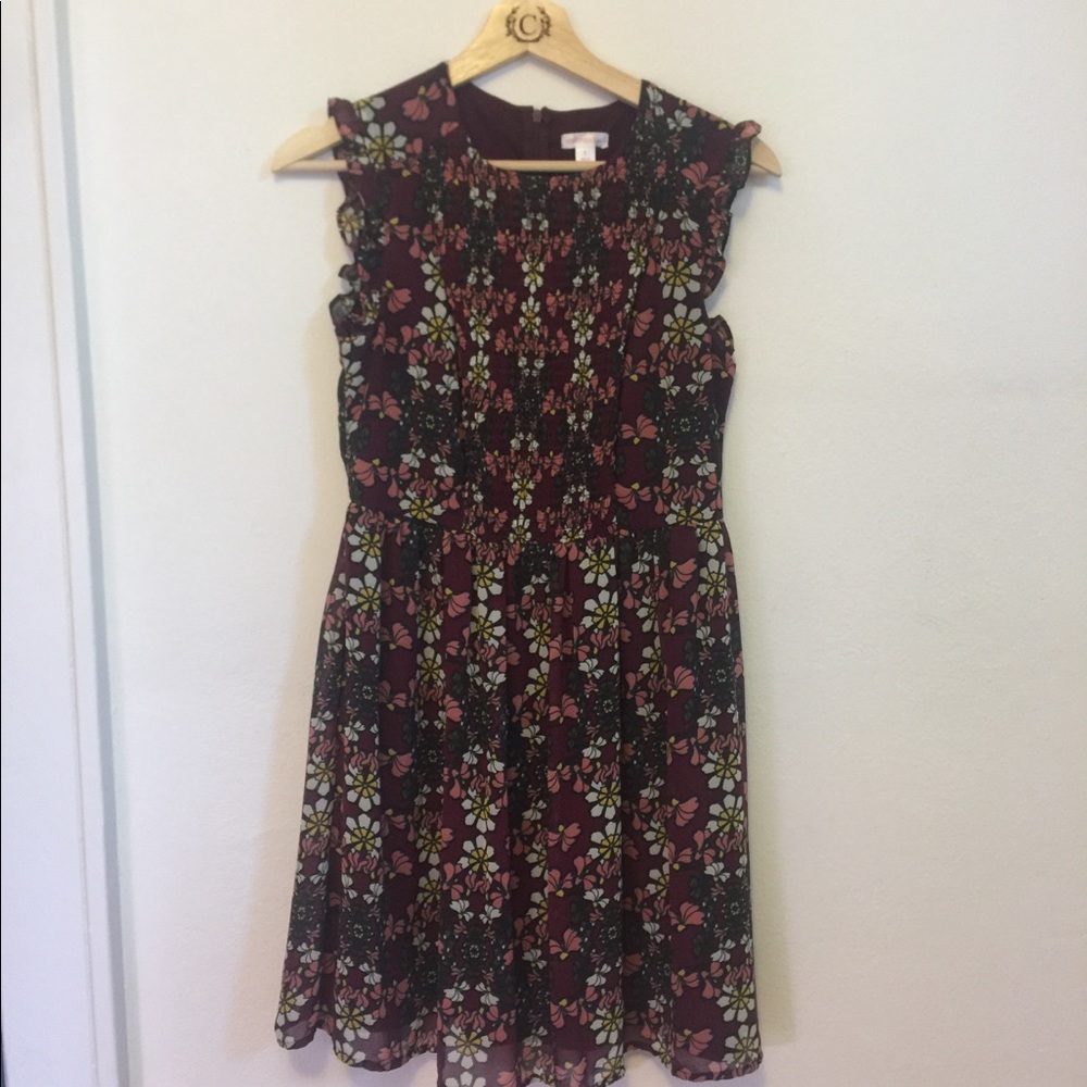 Vintage floral babydoll dress